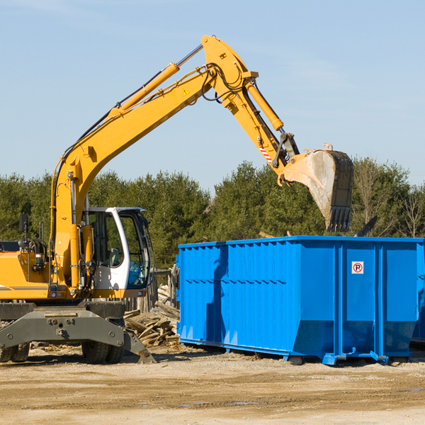 can i rent a residential dumpster for a construction project in Davenport Center